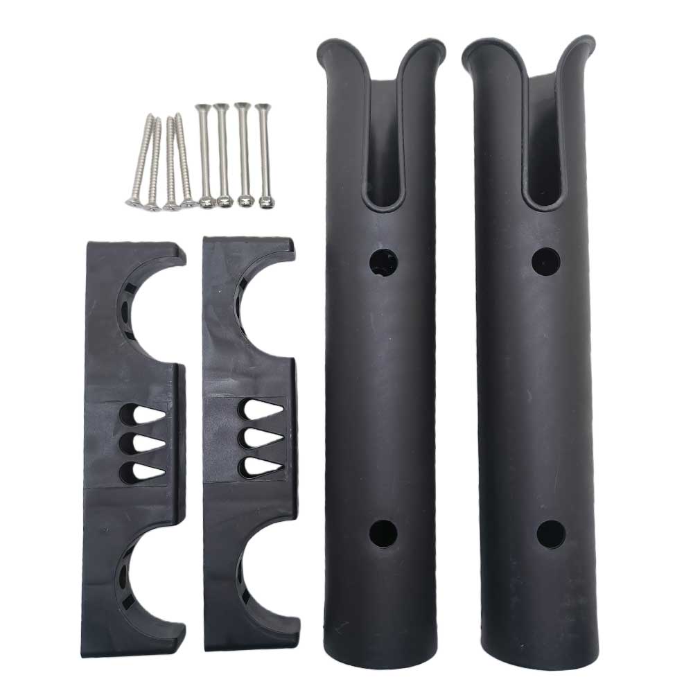 Fishing Kayak Rod Holder - マリンボート釣り竿ホルダー 2チューブ/3チューブ フラッシュマウント クランプオン レール式ロッドラック カヤック/ポンツーン/ヨット用