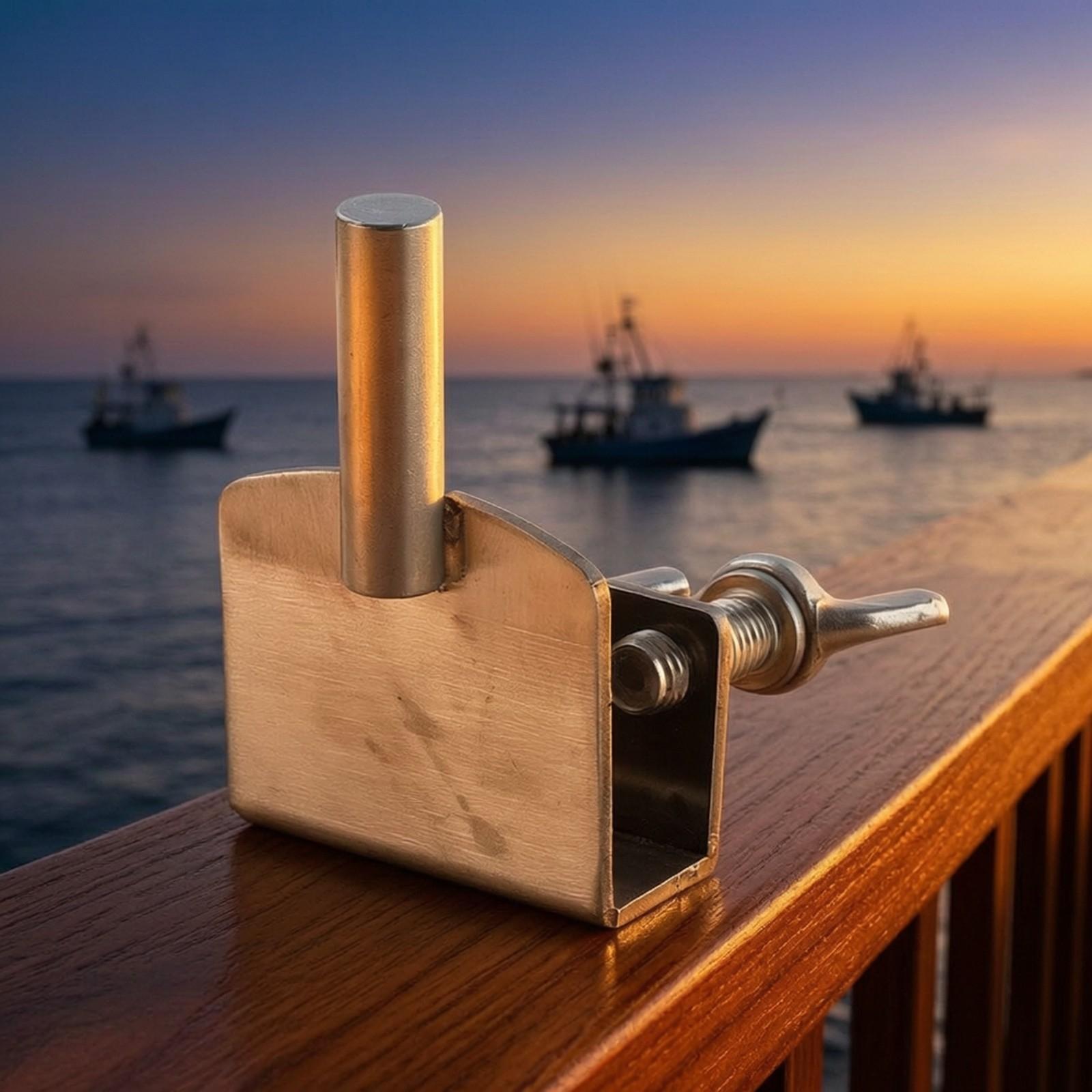 ユニバーサルスイベル釣り竿ホルダー マリンステンレススチール - Fishing Kayak Rod Holder のレビューと価格