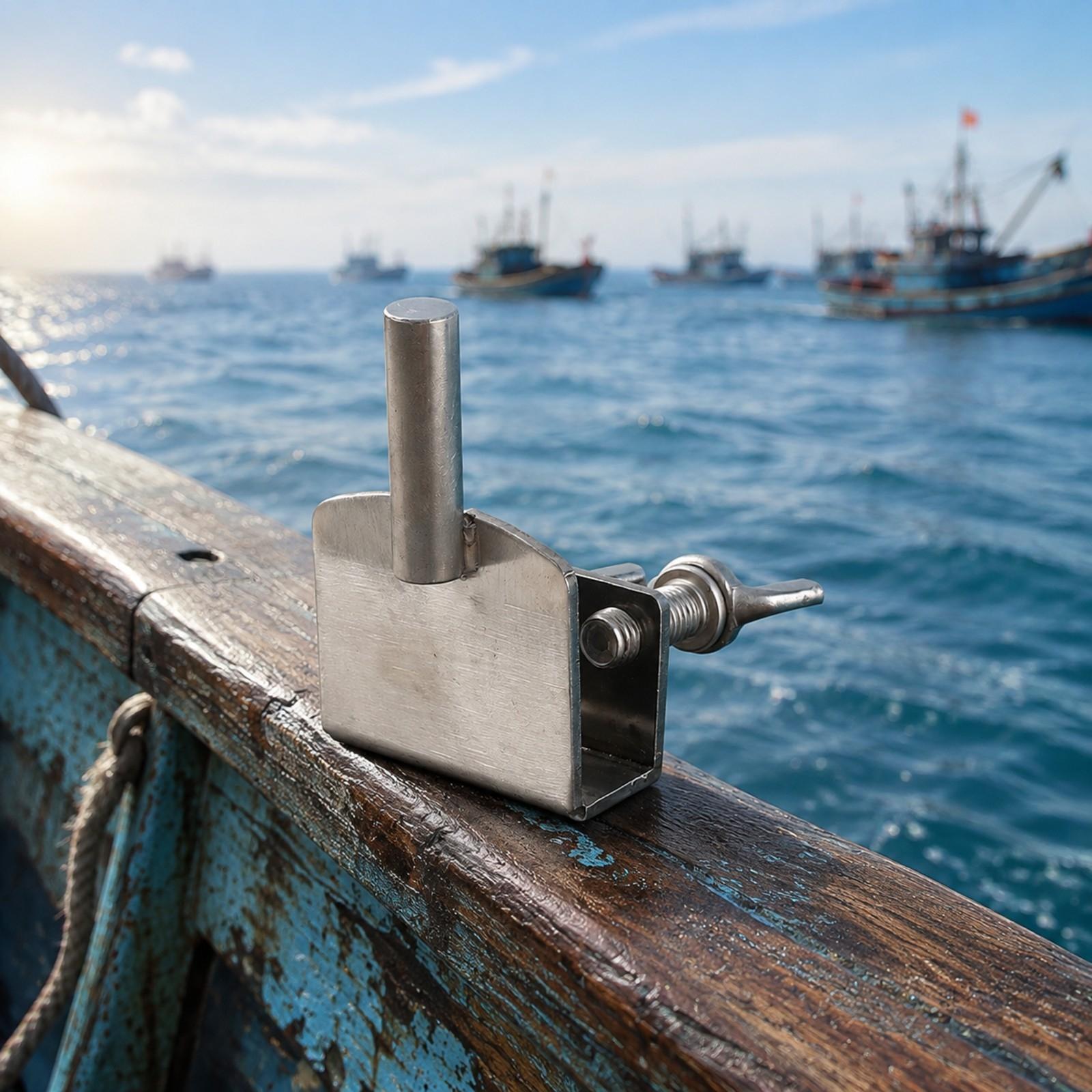 ユニバーサルスイベル釣り竿ホルダー マリンステンレススチール - Fishing Kayak Rod Holder のレビューと価格