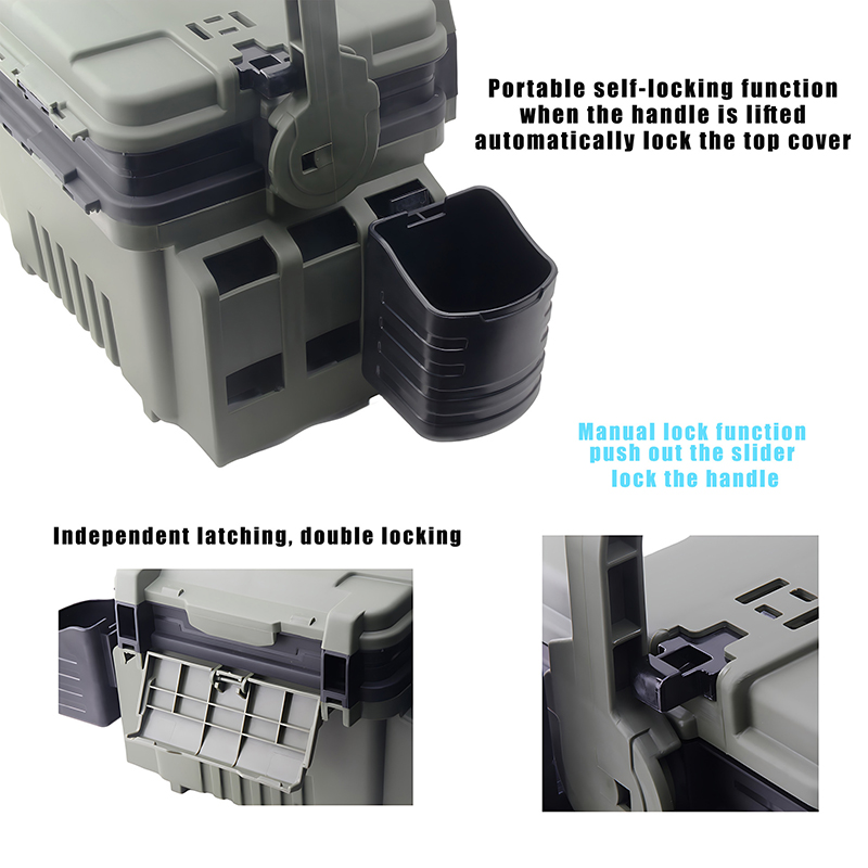 JSFUN フィッシングボックス バレルホルダー 取り外し可 - Fishing Kayak Crate のレビューと価格