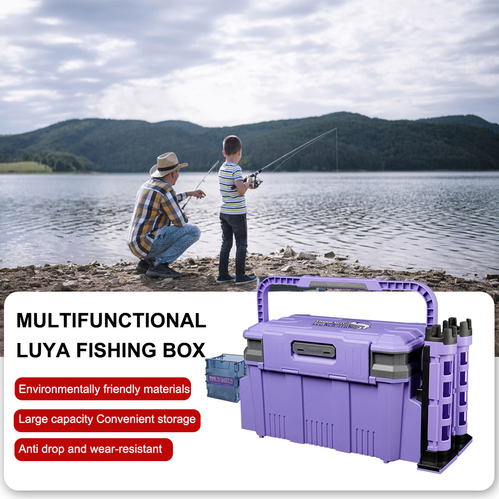 多機能釣り道具収納ボックス,19.5l,大容量,ロッドホルダ - Fishing Kayak Crate のレビューと価格