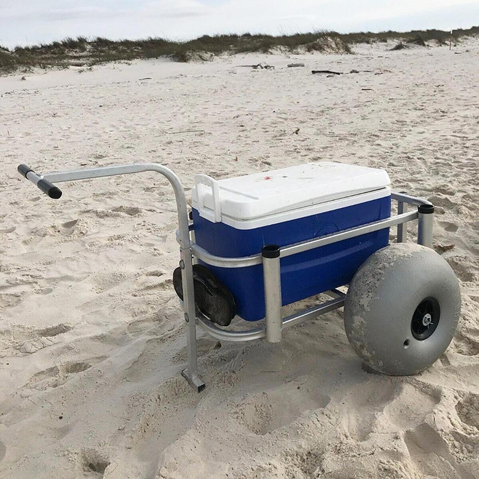 ビーチカートサンドホイール16インチビーチバルーンタイヤPV - Fishing Kayak Cart のレビューと価格