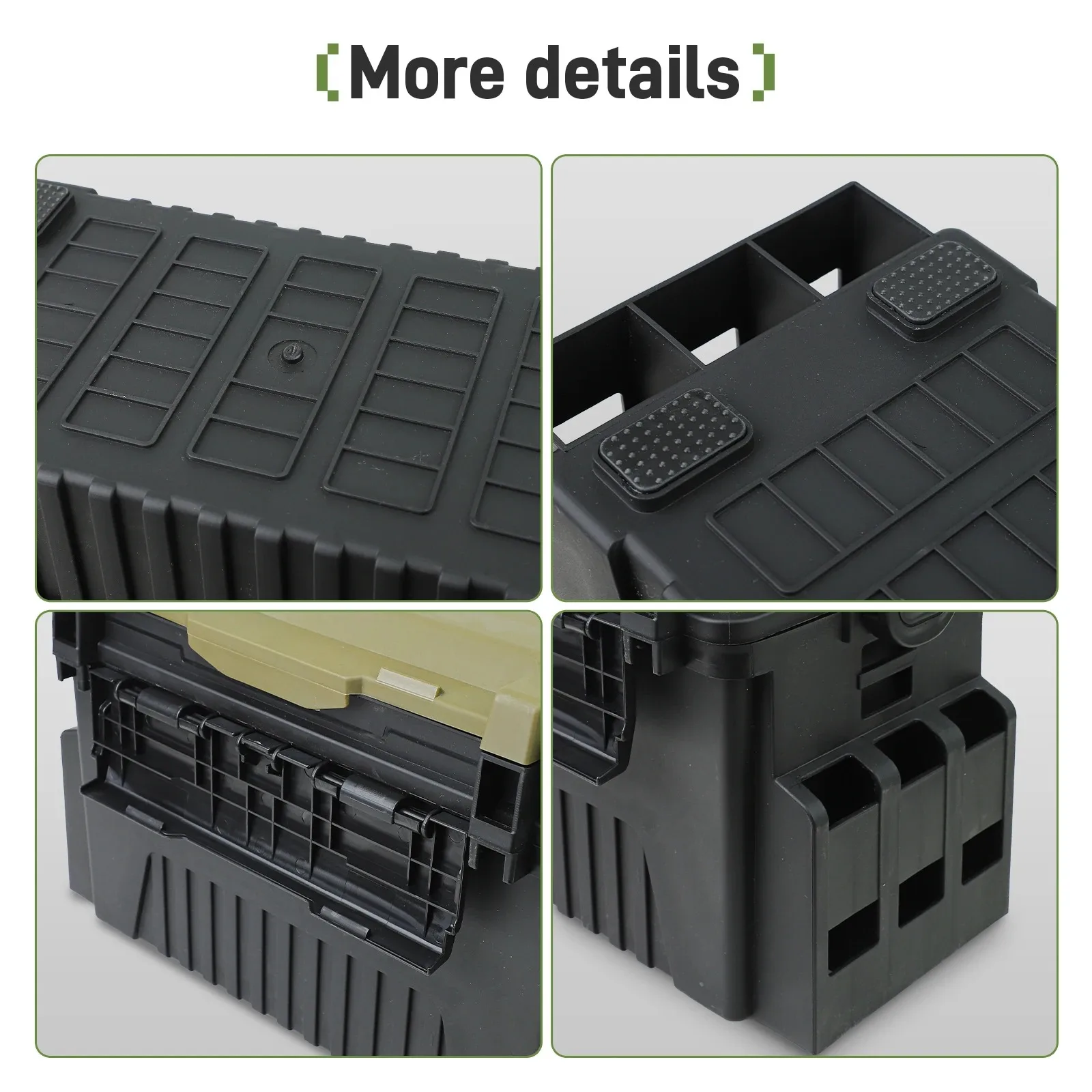 大容量の釣り道具箱。座席としても使える、持ち運び可能な二重構 - Fishing Kayak Crate のレビューと価格
